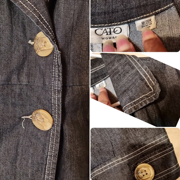 Darkwash Denim  Petticoat. Size 18/20 - Picture 4 of 4